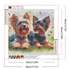 Diamond Painting-DIY Full Round Drill Dog Friend(40x40cm)