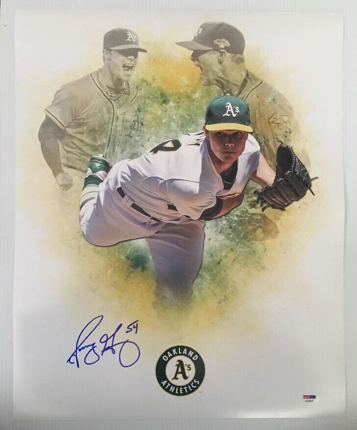 Sonny Gray Signed Autographed 16x20 Photo Poster painting Oakland Athletics PSA/DNA COA 1