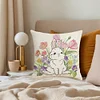 4pcs Easter Pillow Covers 45x45cm Pillowcase for Easter Decor Couch Sofa Bedroom