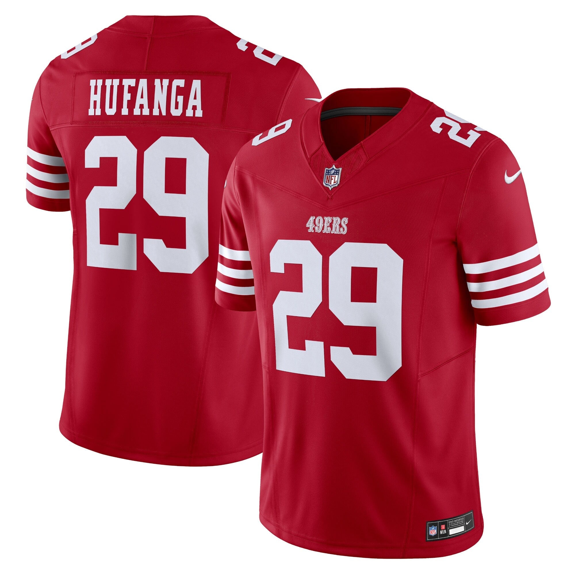 Talanoa Hufanga San Francisco 49ers Nike Vapor F.U.S.E. Limited Jersey - Scarlet mysite