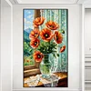 Poppies Home-Full Round Diamond Painting(40x70cm)