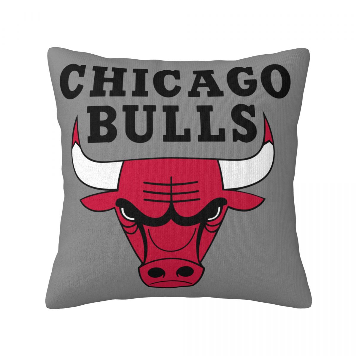 Chicago Bulls Logo Decorative Square Throw Pillow Covers