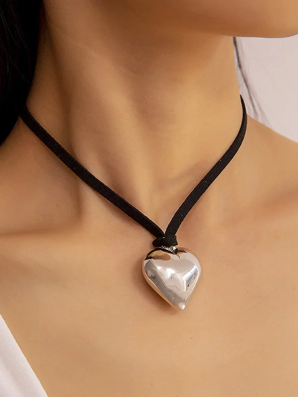 Hollow Heart Shape Necklaces Accessories
