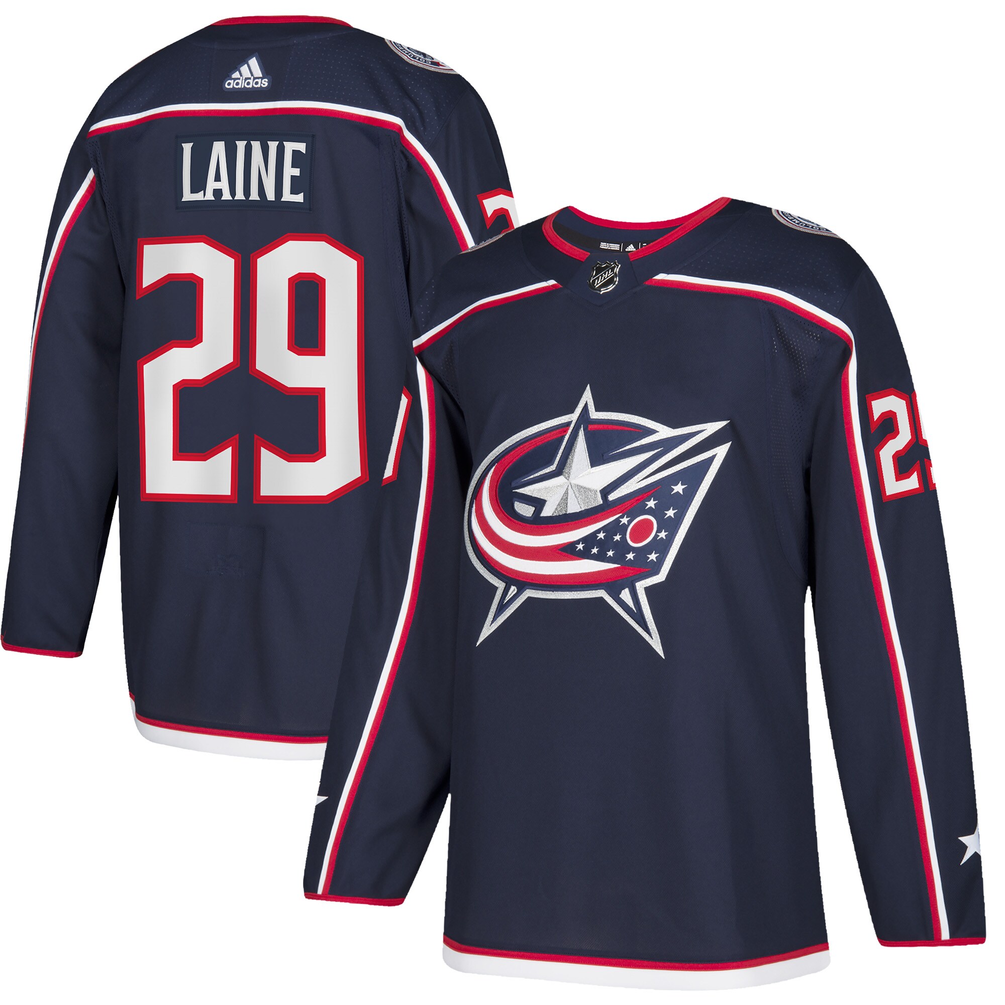 Patrik Laine Columbus Blue Jackets  Home    Jersey – Navy mysite
