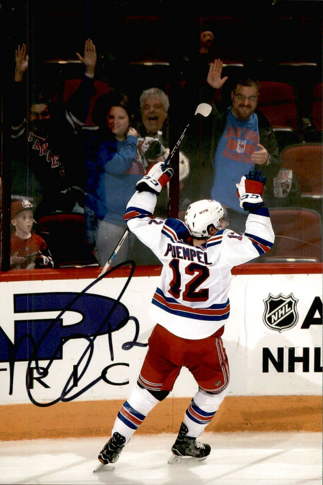 Matt Puempel SIGNED autographed 4x6 Photo Poster painting NEW YORK RANGERS #2