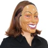 Purge Mask Smiling Face Plastic Movie Plot Halloween Masquerade Cosplay Bar Party Mask