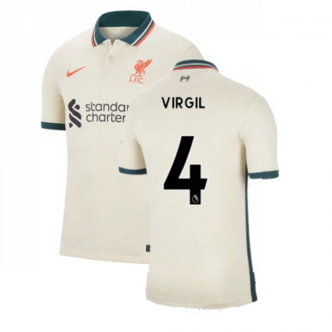 Maillot FC Liverpool Virgil van Dijk 4 Extérieur 2021/22