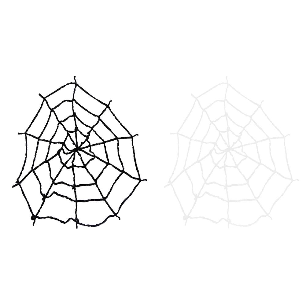 

3m/9.84ft Halloween Decoration Horror Party Black Rope Spider Web, 501 Original