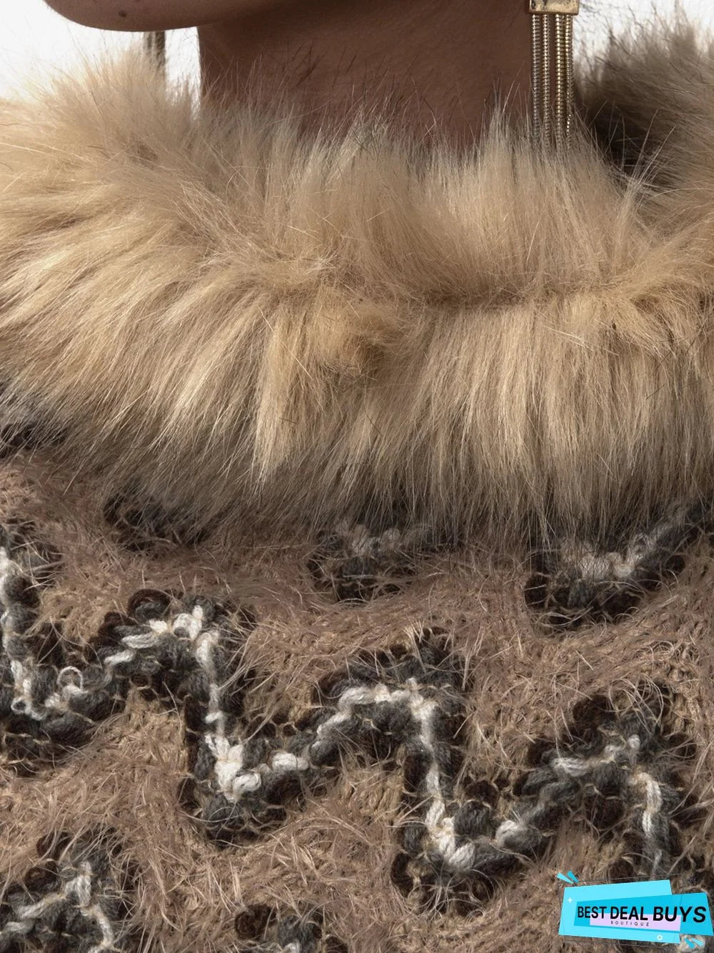 Khaki Cotton Sweater