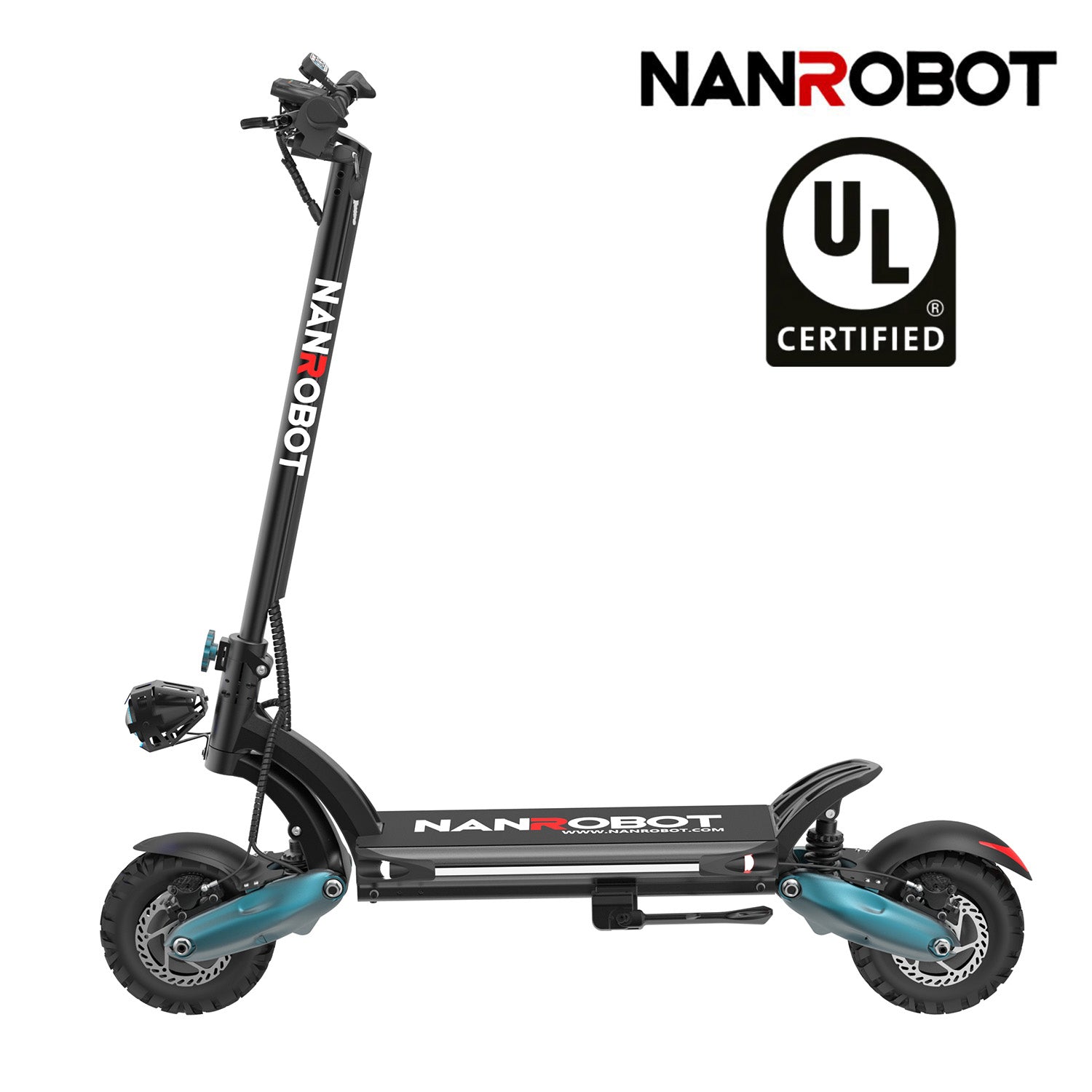 Nanrobot D6+2.0 52V/26Ah Battery 1000W*2 Dual Motor Electric Scooter