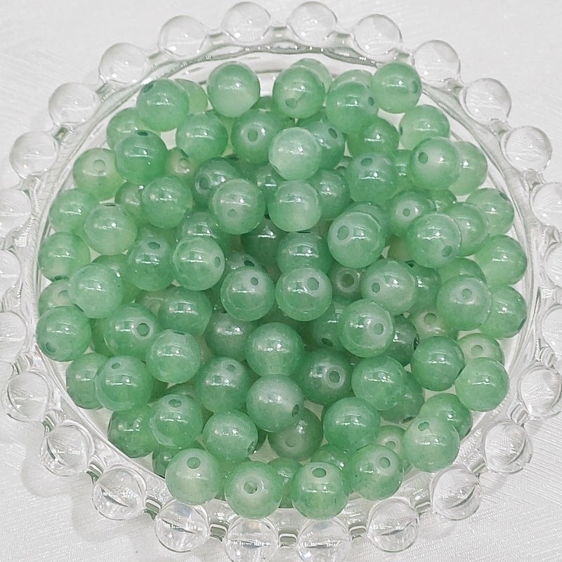 50 PCS/Package Diameter 4mm Diameter 6 Mm Glass Round Beads