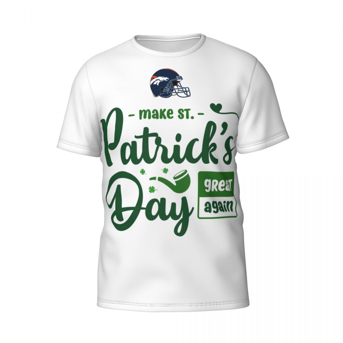 Denver Broncos Make Patrick's Day Great Again Printed Men's T-Shirt