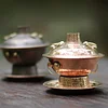 Handmade Pure Copper Mini Copper Hot Pot Crafts Creative Decorations