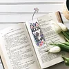 (US Only)3Pcs Dog DIY Diamond Painting Bookmarks for Book Lovers Mosaic Art Supplies