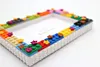 Starry Sky DIY Building Block Photo Frame Kit,Creative Handmade Assembled Photo Frame Handmade Craft Gift Home Tabletop Display Decor