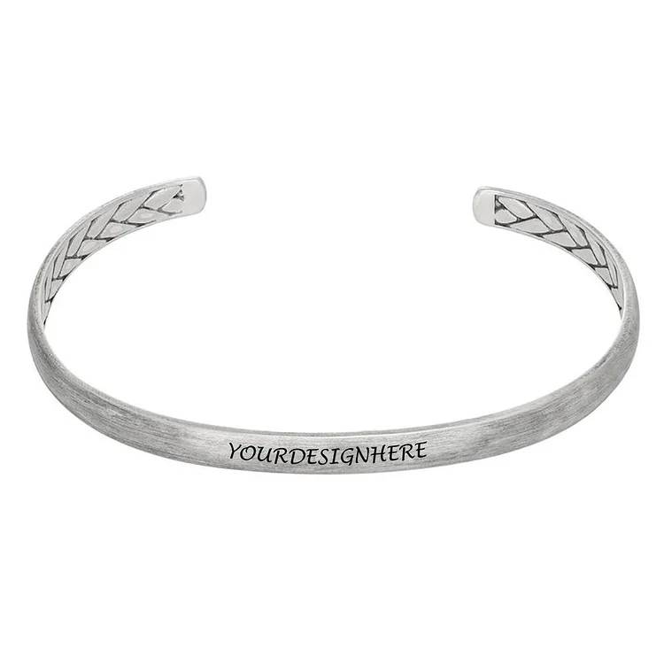 Personalized Design Men's Cufflink Bracelet
