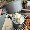 2Pcs Camping Cooking Pot Aluminum Alloy Backpacking Pot Gear for Trekking Hiking