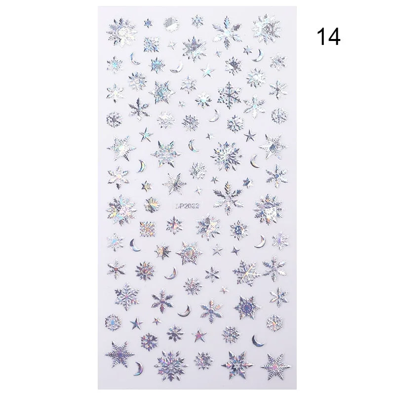 1 Sheet Nail Art 3D Nail Sticker Butterfly Colorful Nail Decals Fairy Tales Nail Transfer Decals Nail Decorations DIY Design