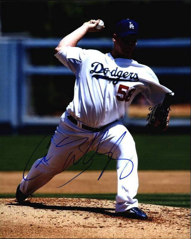 Chad Billingsley authentic signed baseball 8x10 Photo Poster painting W/Cert Autographed (A0001)