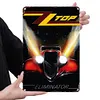 ZZ Top - Panneaux en &eacute;tain m&eacute;tallique(20*30cm/30*40cm) - Musique