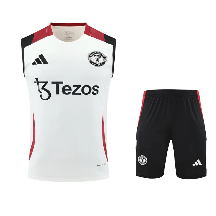 2025-26 Manchester United Training Vest - Adult Set