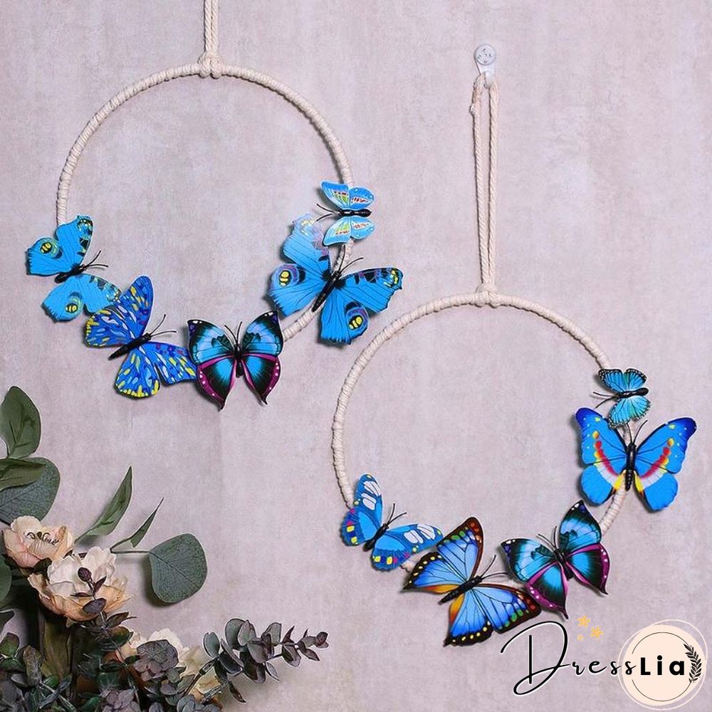 Garland Simulation Butterfly Decorations Wall Craft Ornaments