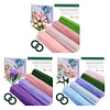 400 Pcs Pipe Cleaners Craft Kit with Floral Wires Tape Stamen and Ribbon Chenille Stems Flowers Craft Kit Suitable for Home Decor Handmade Gifts