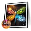 Diamond Painting -DIY Round Drill Dragonfly(40x40cm)