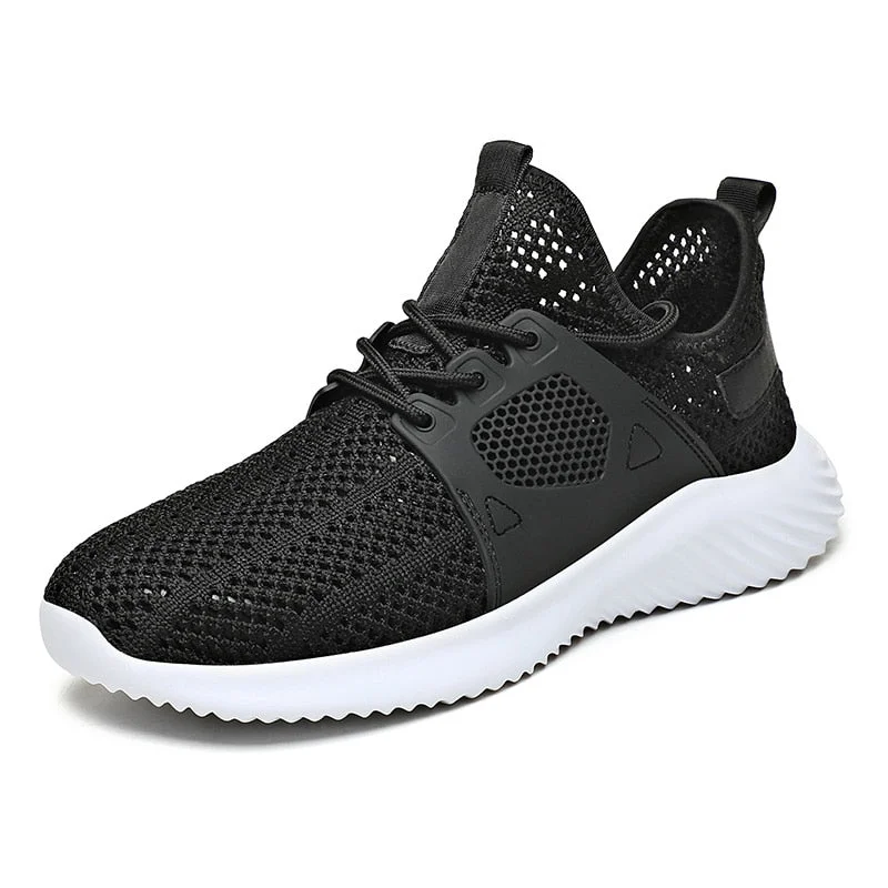 Mesh Men Casual Shoes Breathable Summer Mens Sneakers Trend Lightweight Black Walking Big Size Man Tenis Shoe Zapatillas Hombre