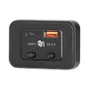 12/24V Car Charger Socket Dual USB Ports PD Type-C QC3.0 USB Charging Outlet 48W