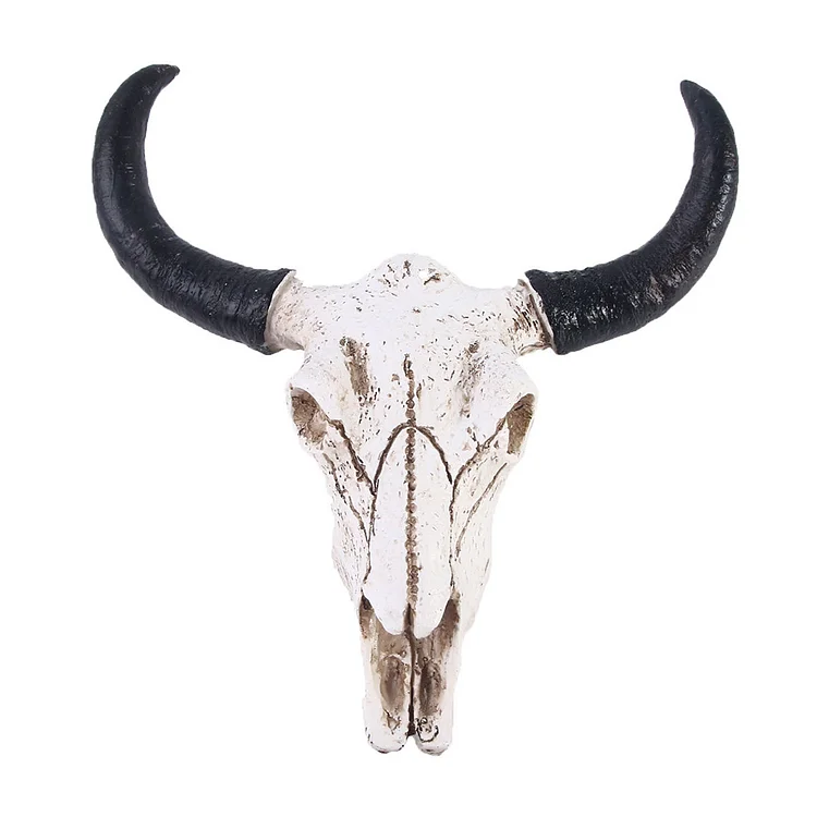 【Ornament】Home Decor Resin Ornaments-Cow Head Pendant Decoration gbfke