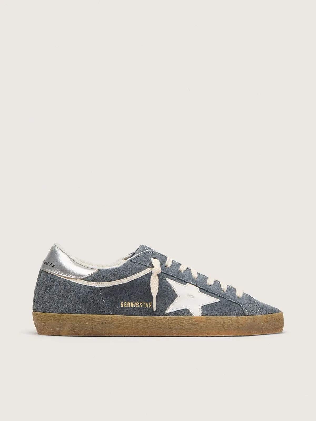 Men's Super-Star gray suede