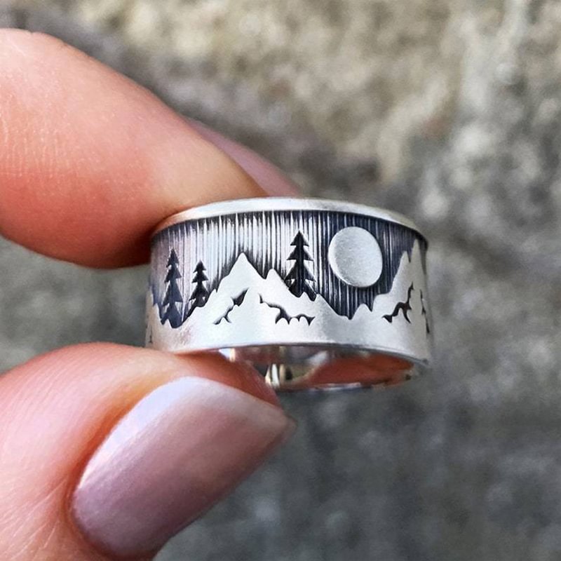 Retro Exquisite Forest View Ring in  mildstyles