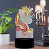 DIY Diamond Painting 7 Color Night Light Lamp Home Decoration Ornament Gift Kit(Unicorn)