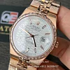 Rolex Land-Dweller 40mm Rose Gold White Diamond-set Dial Diamond Bezel 127385tbr-0003 Super Clone