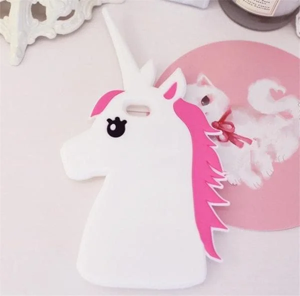 Cartoon Unicorn Horse Soft Silicone Phone Cases SP179535