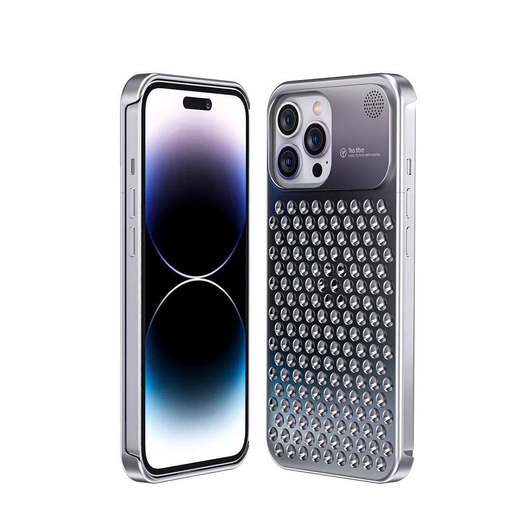 Bdesktop Design Shop | Aromatherapy phone case iphone13iPhone14 Aluminum alloy anti-fall heat dissipation bezel slim