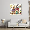 Cat And House-11CT Stamped Cross Stitch 40*40cm/15.75*15.75in tapestrymarket