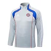 25/26 Bayern Munich Light Gray Half-Zip Training Jacket Set