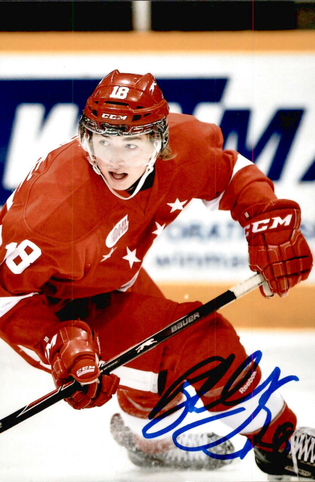 Blake Speers SIGNED 4x6 Photo Poster painting SAULT STE MARIE GREYHOUNDS / NEW JERSEY DEVILS #3