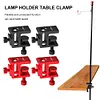 2pcs Table Lamp Cantilever Bracket Clamp Mini Lamp Holder Outdoor Camping Tools