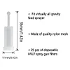 10/24Pcs Spray Gun Filters Fine Mesh HVLP Filter Fits Most Gravity Feed Sprayers