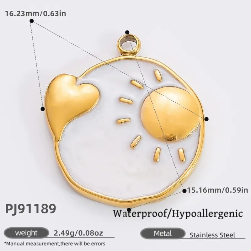 1 Piece 2 PCS/Package 3 PCS/Package 14.24*15.67mm 304 Stainless Steel Heart Shape Bow Knot Pendant Chain Jewelry Accessories