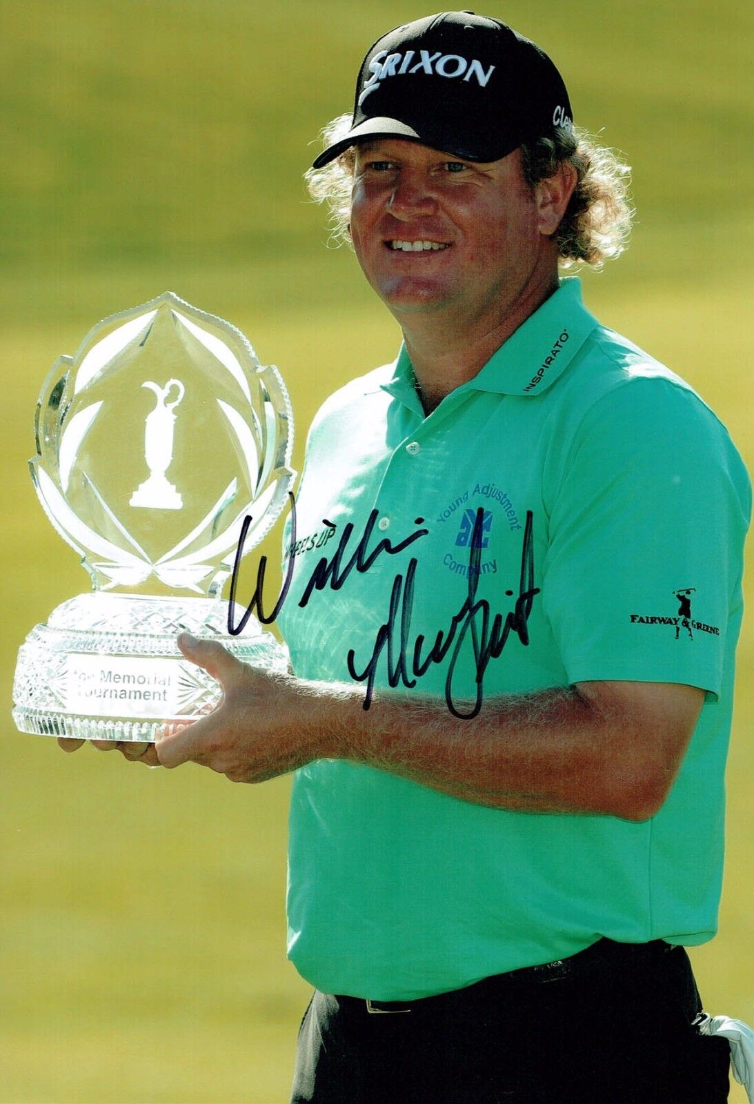 William McGIRT SIGNED AUTOGRAPH Golf Photo Poster painting 3 AFTAL COA US PGA Tour Winner