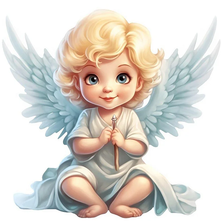 Little Angel 30*30CM (Canvas) Full Round Drill Diamond Painting gbfke