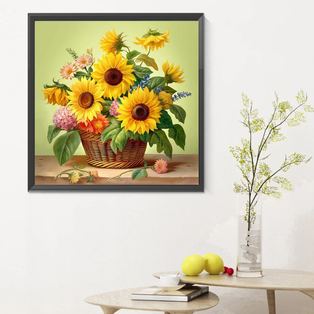Diamond Painting - Full Round Drill - Sunflower(Canvas|30*30cm)