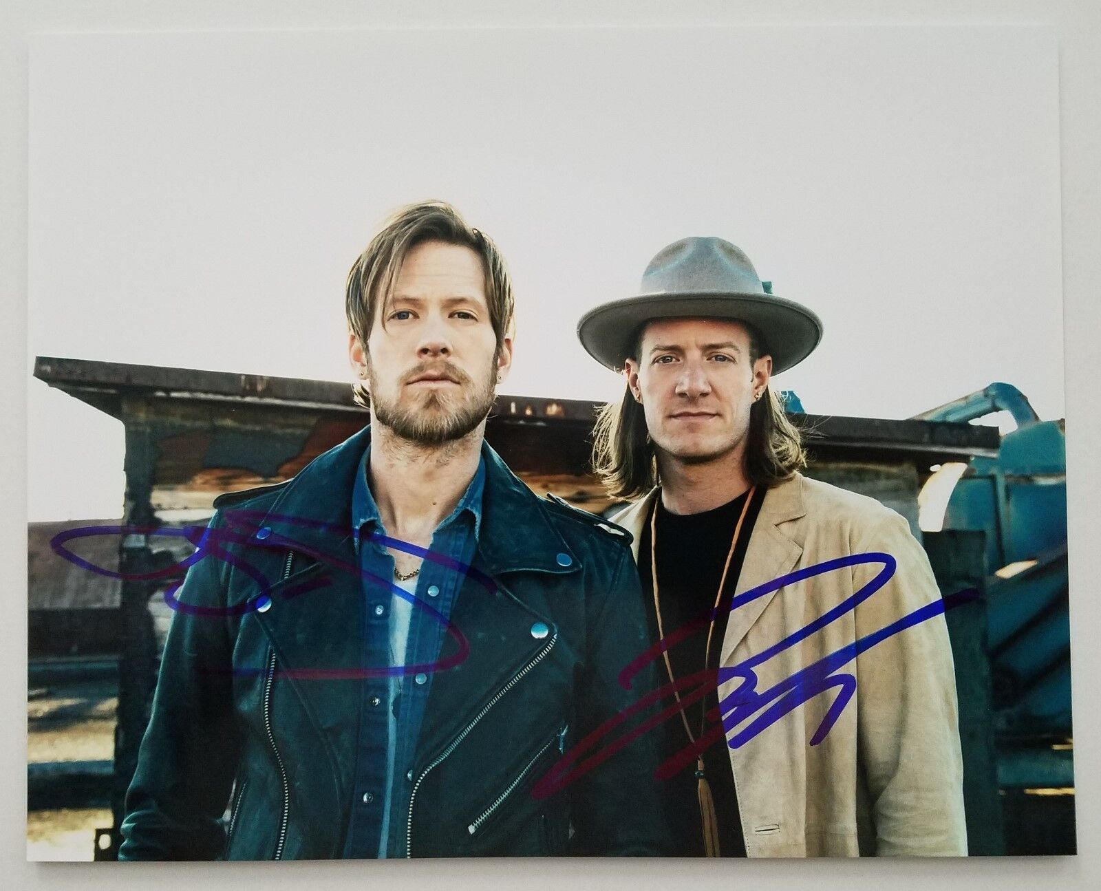 Florida Georgia Line Signed 8x10 Photo Poster painting FGL Country Duo Musicians LEGEND RAD