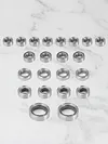 22 Pcs Steel Sealed Bearing Kit for TRX4-M Bronco Defender 1/18 RC Crawler