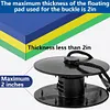 Floating Mat Tether Kit Portable Floating Mat Grommet Kit Lilly Pad Accessories