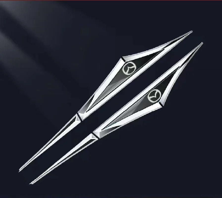 Car fender modification car logo metal sticker